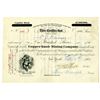 Image 1 : Copper Knob Mining Co. 1881 I/U Stock Certificate