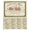 Image 1 : Hub Gold Mining Co., 1889 I/U Stock Certificate