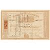 Image 1 : Kentucky Oil Co., 1865 I/U Stock Certificate With Accompanying 1996 Letter from Coleman Leifer.