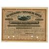 Image 1 : Burlington and Missouri River Railroad Co., 1879, I/C Stock Certificate