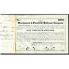 Image 1 : Moshannon & Clearfield Railroad Co. 1882 I/C Bond Certificate.