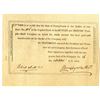 Image 1 : Butler and Mercer Turnpike Road Co. 1823 Issued Stock Certificate