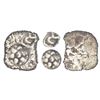 Ancient India: Archaic silver punch-marked coin, Gomti-Ghagra River Valley region, usually attribute