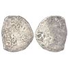 Ancient India: Archaic silver punch-marked coin - middle Ganges valley region, 'Jakhania hoard' type