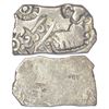 Ancient India: Imperial Magadhan silver punch-marked Karshapana coin (c.400-350 BC), GH series III, 