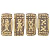 Image 1 : Ancient India: Ancient Malwa - box-shaped bead made from ivory or bone with ritual symbols carved on