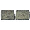 Ancient India: Ancient Central Malwa, Vidisha region - inscribed copper punch-marked coin of Hathade
