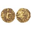 Image 1 : Ancient India: Kidarite Huns in Kashmir - base gold dinar in the name of 'Narendra', (c.400-500 AD),