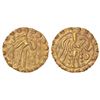Image 1 : Ancient India: Samatata region, gold coinage of the post-Gupta period - gold dinar of Prithubhata of