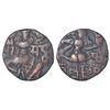 Medieval India: Hindu kings of Kashmir, Utpala dynasty - copper dinar of Sankara varman (c.883-902 A