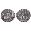 Medieval India: Hindu kings of Kashmir, Utpala dynasty - copper dinar of Nirjjita/Anirjjita varman (
