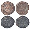 Medieval India: Nayakas of Madurai - anonymous copper cash coins, 'Sri Veera' type, (c.1600-1700 AD)