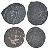 Medieval India: Nayakas of Madurai - anonymous copper cash coins, 'Sri Veera' type, (c.1600-1700 AD)