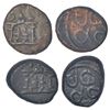 Medieval India: Nayakas of Madurai - anonymous copper cash coins, 'Sri Veera' type, (c.1600-1700 AD)
