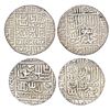 Sultan of Delhi, Suris, silver rupee (2), 1x Sher Shah, mintless (Agra-Gwalior) type, AH 947, G&G D8