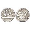 Mughals: Muhammad Shah (1719-1748 AD), silver 1/8 rupee (2 annas), mint off flan, attributed to Murs