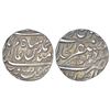 Mughals: Shah Alam II (1759-1806 AD), silver rupee, Mustaqir ul-Khilafat Akbarabad mint, RY 26, fish