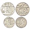 Image 1 : Independent Kingdoms: Nawab of Surat, silver rupee and ½ rupee, Surat mint (off flan), in the name o