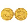 Princely States: Dungarpur, Lakshman Singh (1918-1948 AD), gold nazarana ½ mohur, VS 2000, unlisted 