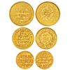 Princely States: Kutch, set of 3 gold coins, (a) Pragmalji II / Victoria (1860-1875 AD), 1x 100 kori