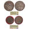 Image 1 : Indo-Dutch, Copper coins (2), Nagapatnam mint, struck for use in Ceylon, (a) Stuiver, KM 28, wrongly