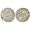 Bombay Presidency, Bombay mint, struck at Surat, silver ½ rupee, AD 1825 (full date visible), in the
