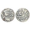 Madras Presidency, Chinapattan mint, Mughal style, silver rupee, in the name of Aurangzeb, RY 45, St