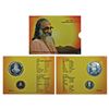 Image 1 : Republic India: 2015, Birth Anniversary of Swami Chinmayananda, UNC set of 2 coins, 100 rupees and 1