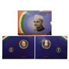 Republic India: 2004, Lal Bahadur Shastri Birth Centenary, Proof set of 2 coins, 100 rupees and 5 ru