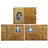 Republic India: 2014, Begum Akhtar Birth Centenary, Proof set of 2 coins, 100 rupees and 5 rupees, K