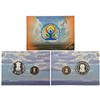 Republic India: 2015, International Day of Yoga- 21 June, Proof set of 2 coins, 100 rupees and 10 ru