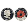Image 1 : Foreign: Cook Island, Elizabeth II (1952-2022 AD), World of Flowers-Poppy in Cloisonné series, Proof