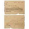 Image 1 : Paper Money: The Jhalawar Bank-Dhrangadhra cheque, probably used as bank note, dated 15-11-1910, num