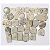 Image 2 : Large Lot: A group of 32 ancient silver punch marked coins, includes Gandhara, Surashtra and Magadha
