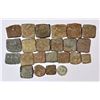 Image 1 : Large Lot: A group of 22 Western Kshatrapa lead coins, includes various rulers, dates and weight. (2