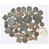 Image 1 : Large Lot: A group of 45, mostly copper coins, includes Ancient, medieval India, sultanate, state an