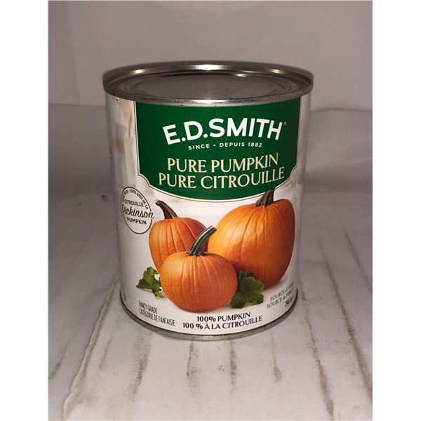 10 cases 0f 12 E.D.Smith pumpkin pie filling, 796 ml cans