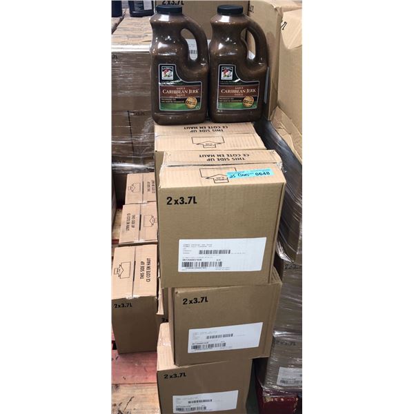 5 Boxes of 2 ED Smith Caribbean Jerk Sauce, 3.7L