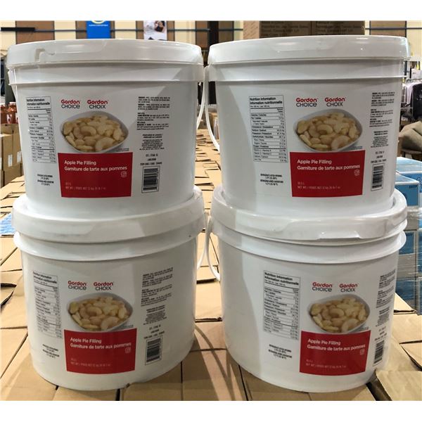 4 Pails of Apple Pie Filling 12Kg