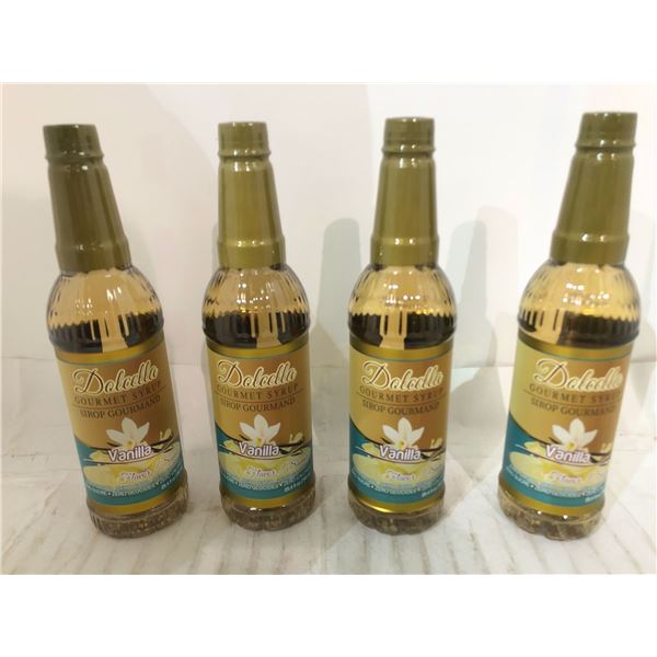 6 Boxes of 6 Vanilla Gourment Syrup 750ml