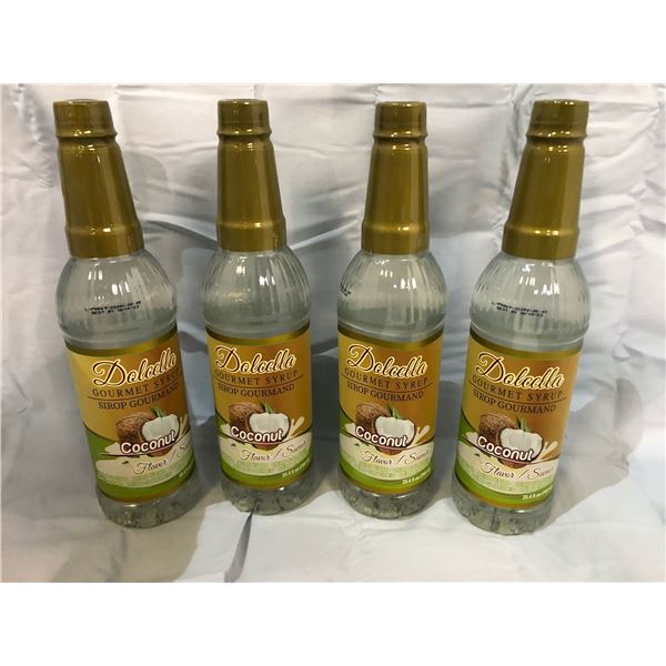 6 Boxes of 6 Coconut Gourmet Syrup 750ml