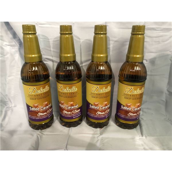 8 Boxes of 6 Salted Caramel Gourmet Syrup 750ml