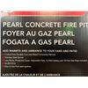 Image 3 : New Sunbeam Pearl Concrete Fire Pit propane or natural gas (comes w/ cover)