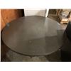 Image 1 : Metal high Pedestal table (Approximately 60in Diameter 30in high )