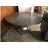 Image 2 : Metal high Pedestal table (Approximately 60in Diameter 30in high )