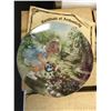 Image 2 : Group of assorted vintage decorative plates (some w/ COAs) from estate - includes "Stop And Smell Th