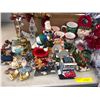 Image 2 : Large group of assorted Christmas related items - includes decorations/ cups/ decorative pieces etc.