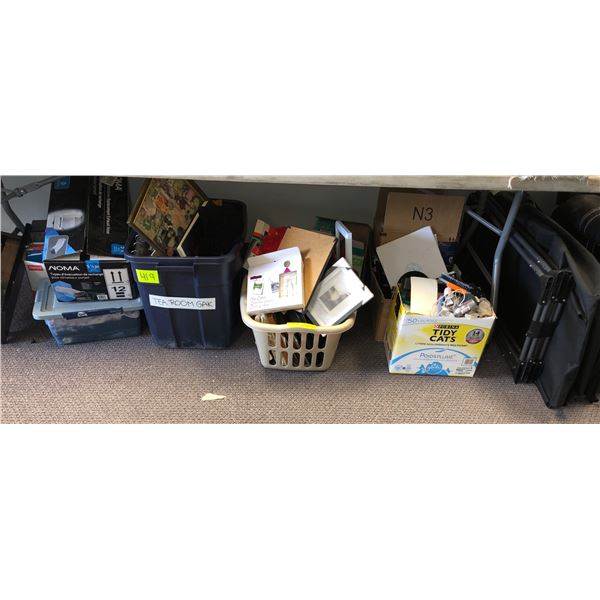 Large group of misc. estate items - includes picture frames/ AC replacement exhaust hose etc.