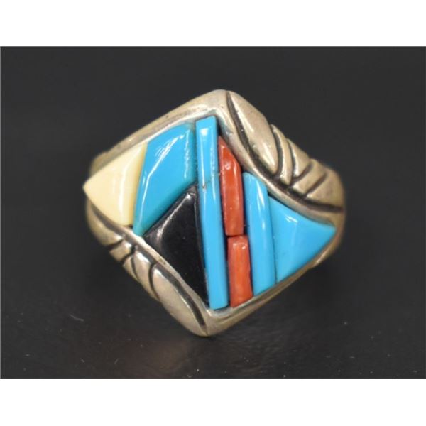 ZUNI INDIAN SILVER RING