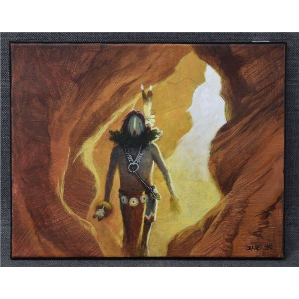 NAVAJO INDIAN PAINTING (ALLEN BAHE)